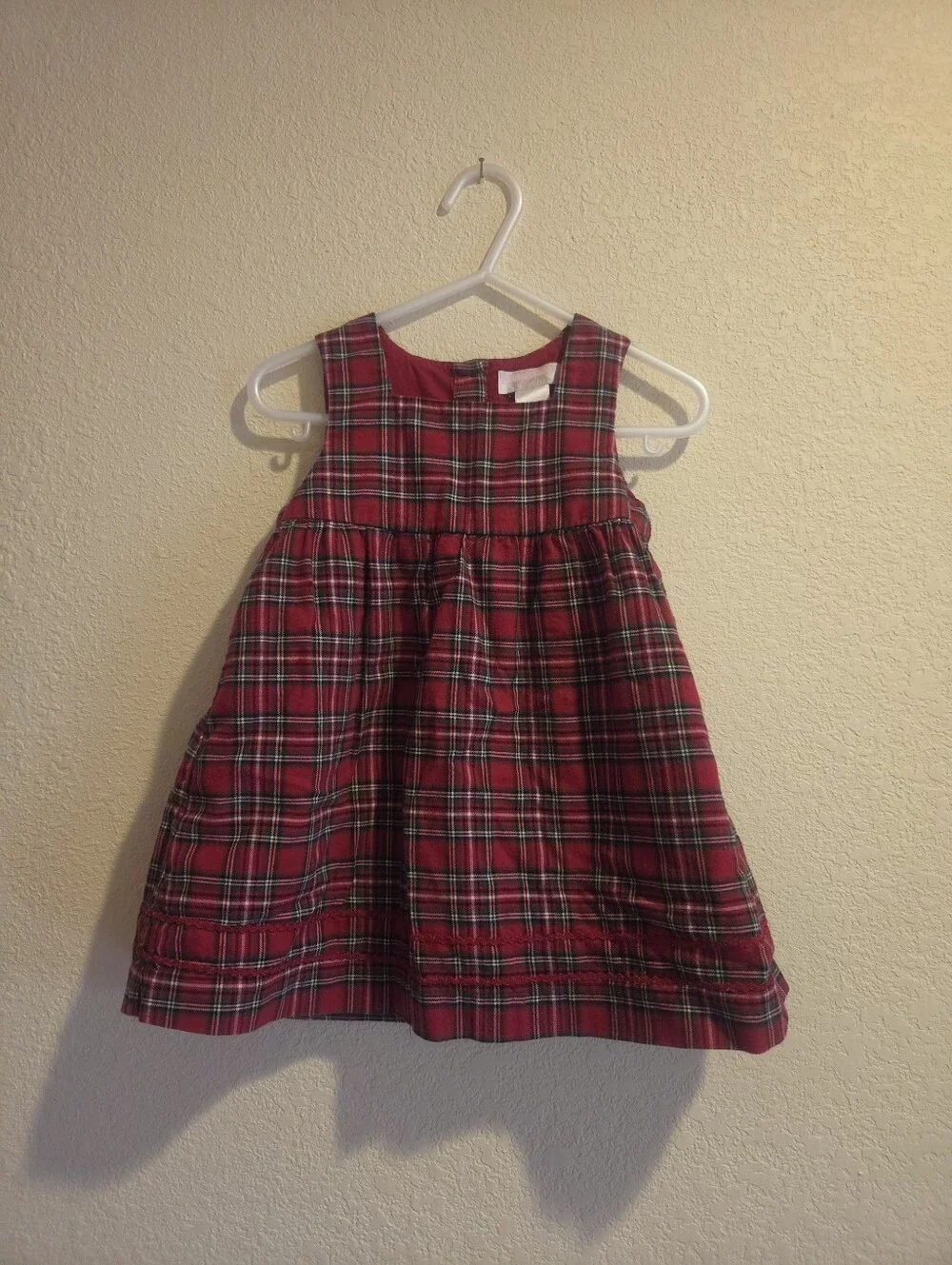 Janie & Jack Red Plaid Dress